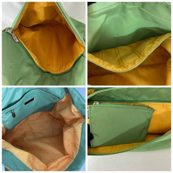 TUMI Green Nylon Messenger Bag Messenger Bags